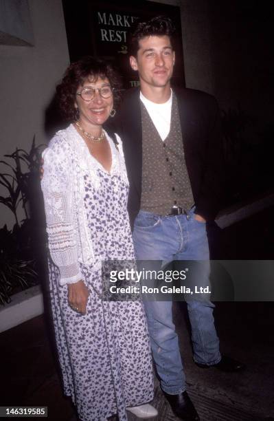 Actor Patrick Dempsey and wife Rocky Parker attend "The Indian Runner" Century City Premiere on September 19, 1991 at the AMC Century 14 Theatres in...