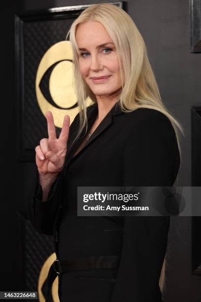 Daryl Hannah attends the 65th GRAMMY Awards on February 05, 2023 in Los Angeles, California.