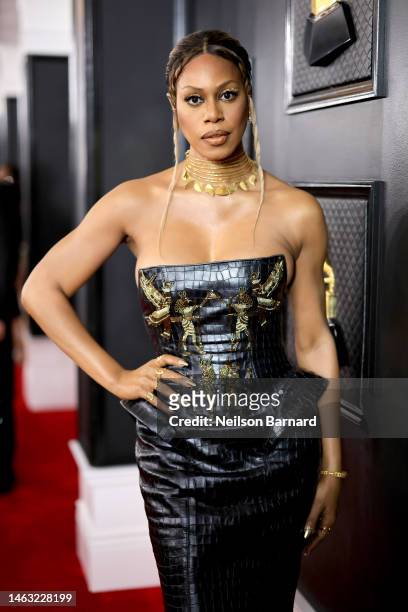Laverne Cox attends the 65th GRAMMY Awards on February 05, 2023 in Los Angeles, California.