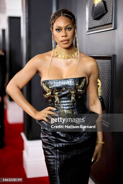 Laverne Cox attends the 65th GRAMMY Awards on February 05, 2023 in Los Angeles, California.