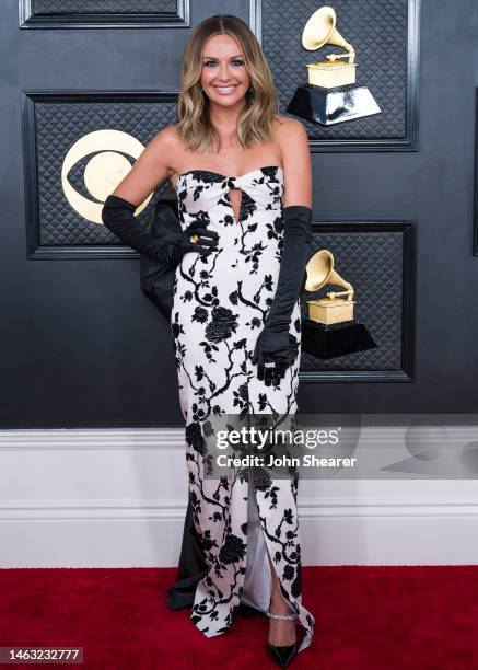 Carly Pearce attends the 65th GRAMMY Awards on February 05, 2023 in Los Angeles, California.