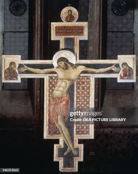 Painted Cross, by Cenni di Pepo, known as Cimabue . San Domenico, Arezzo.