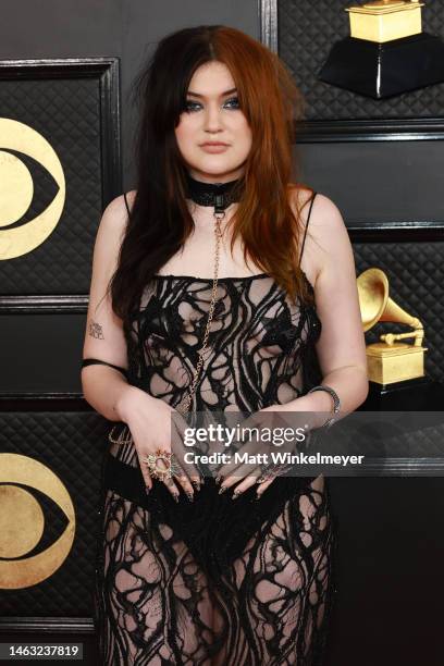 Attends the 65th GRAMMY Awards on February 05, 2023 in Los Angeles, California.