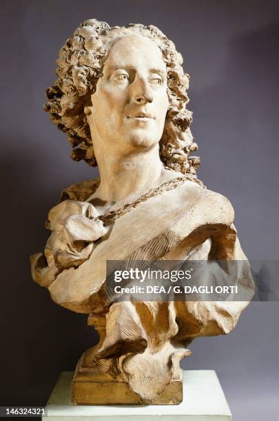 Paris, Musée Du Louvre Noel Nicolas Coypel, by Jean Baptiste Lemoyne , terracotta bust.