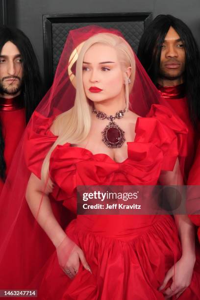 Kim Petras attends the 65th GRAMMY Awards on February 05, 2023 in Los Angeles, California.