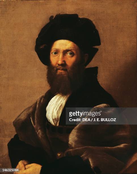 Paris, Musée Du Louvre Portrait of Baldassare Castiglione, by Raphael Sanzio , oil on canvas, 82x67 cm.