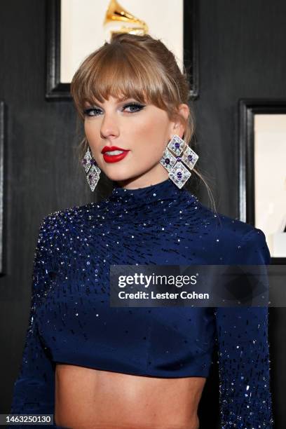 Taylor Swift attends the 65th GRAMMY Awards on February 05, 2023 in Los Angeles, California.