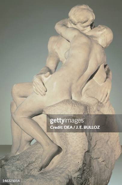 Paris, Musée Rodin The Kiss, 1888-89, by Auguste Rodin , marble, 181X112x117 cm.