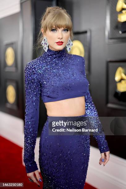 Taylor Swift attends the 65th GRAMMY Awards on February 05, 2023 in Los Angeles, California.