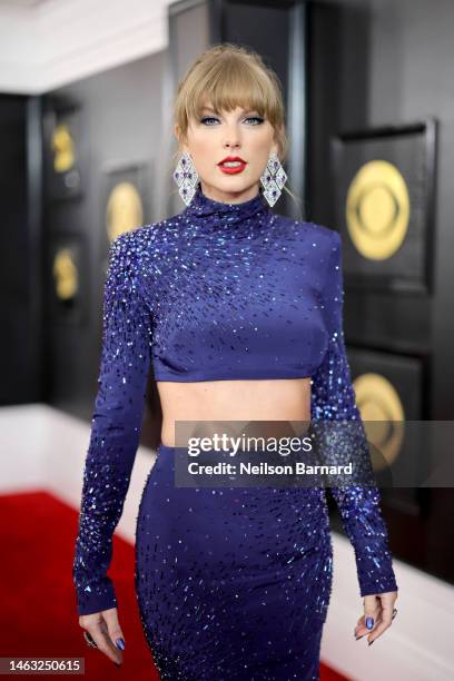 Taylor Swift attends the 65th GRAMMY Awards on February 05, 2023 in Los Angeles, California.