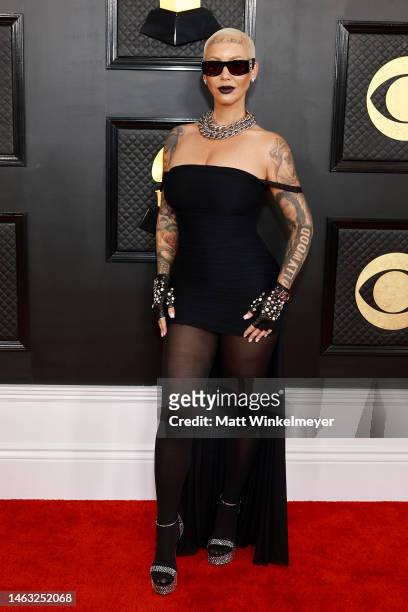 Amber Rose attends the 65th GRAMMY Awards on February 05, 2023 in Los Angeles, California.