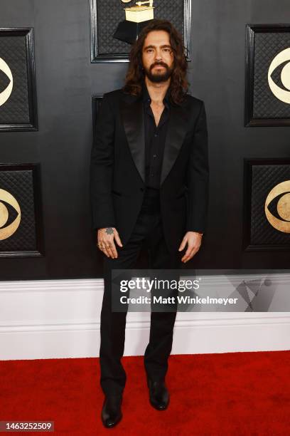 Tom Kaulitz attends the 65th GRAMMY Awards on February 05, 2023 in Los Angeles, California.