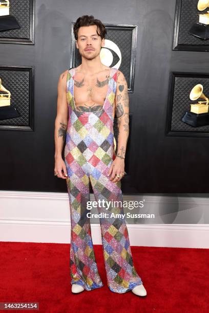 Harry Styles attends the 65th GRAMMY Awards on February 05, 2023 in Los Angeles, California.