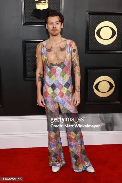 Harry Styles attends the 65th GRAMMY Awards on February 05, 2023 in Los Angeles, California.
