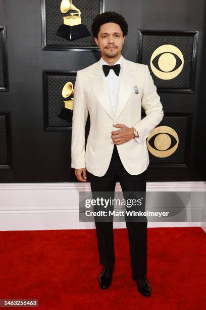Host Trevor Noah attends the 65th GRAMMY Awards on February 05, 2023 in Los Angeles, California.