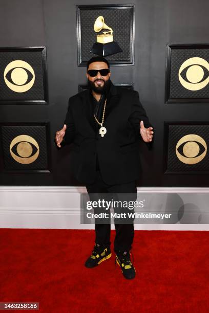 Khaled attends the 65th GRAMMY Awards on February 05, 2023 in Los Angeles, California.