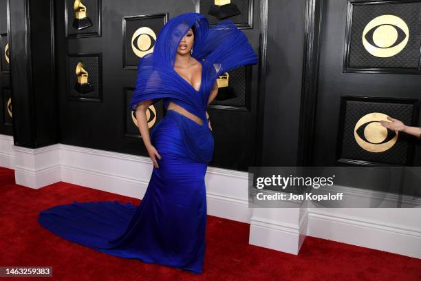 Cardi B attends the 65th GRAMMY Awards on February 05, 2023 in Los Angeles, California.