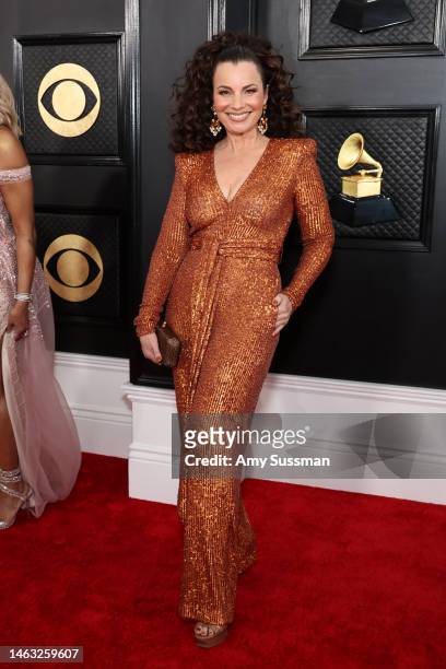 Fran Drescher attends the 65th GRAMMY Awards on February 05, 2023 in Los Angeles, California.