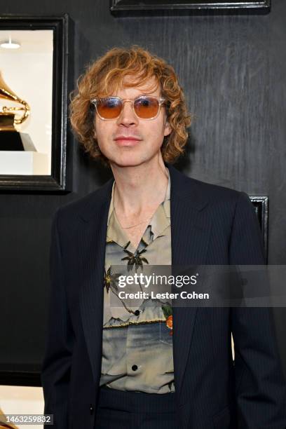 Beck attends the 65th GRAMMY Awards on February 05, 2023 in Los Angeles, California.