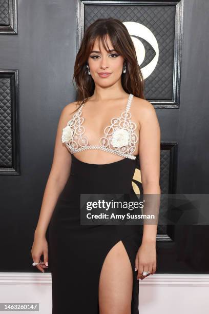 Camila Cabello attends the 65th GRAMMY Awards on February 05, 2023 in Los Angeles, California.