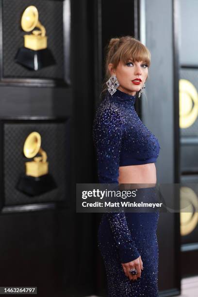 Taylor Swift attends the 65th GRAMMY Awards on February 05, 2023 in Los Angeles, California.