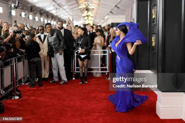 Cardi B attends the 65th GRAMMY Awards on February 05, 2023 in Los Angeles, California.