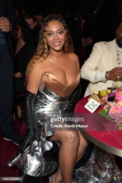 Beyoncé attends the 65th GRAMMY Awards at Crypto.com Arena on February 05, 2023 in Los Angeles, California.