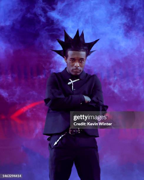 Lil Uzi Vert performs onstage during the 65th GRAMMY Awards at Crypto.com Arena on February 05, 2023 in Los Angeles, California.