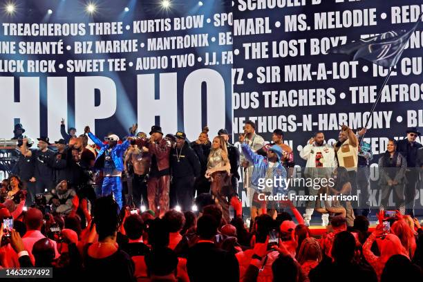Performers such as LL Cool J, Flavor Flav, Busta Rhymes, Lil Uzi Vert, Nelly, Spliff Star, Queen Latifah, Ice-T, Chuck D, Joseph Simmons, Darryl...