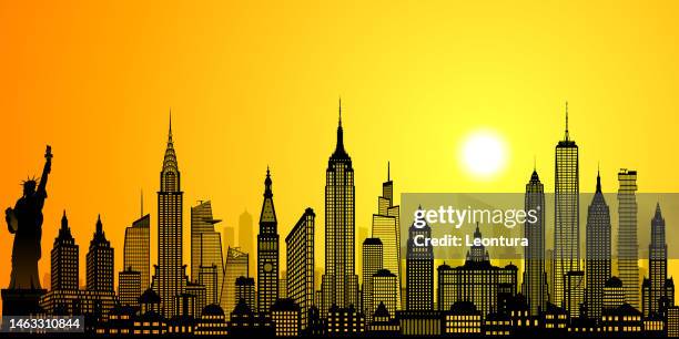 Skyline Von New York City , Stock-Foto