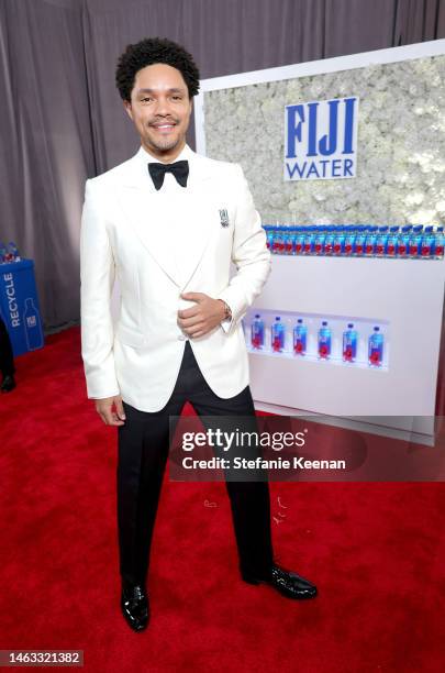 Host Trevor Noah attends the 65th GRAMMY Awards with FIJI Water at the 65th GRAMMY Awards on February 05, 2023 in Los Angeles, California.