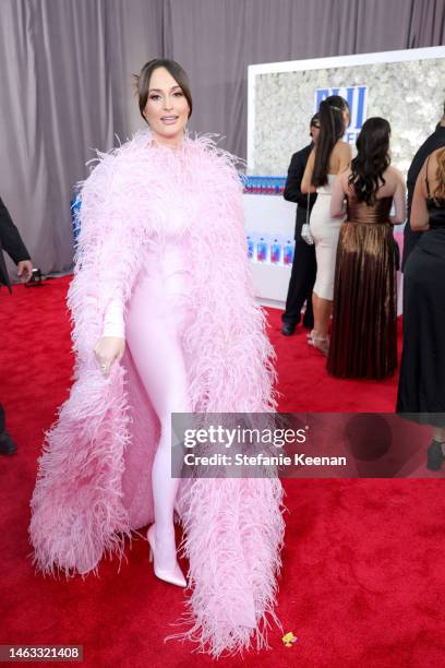 Kacey Musgraves attends the 65th GRAMMY Awards with FIJI Water at the 65th GRAMMY Awards on February 05, 2023 in Los Angeles, California.