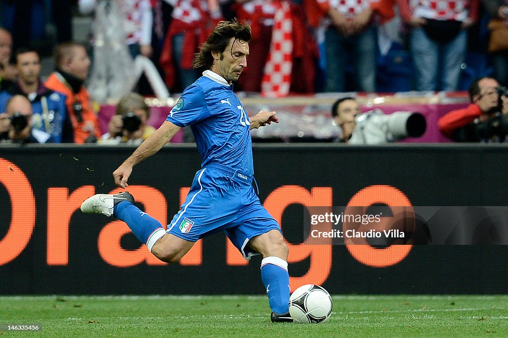 Italy v Croatia - Group C: UEFA EURO 2012