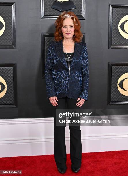 Bonnie Raitt attends the 65th GRAMMY Awards at Crypto.com Arena on February 05, 2023 in Los Angeles, California.