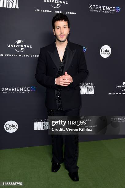 Sebastián Yatra attends Universal Music Group’s 2023 After Party to celebrate the 65th Grammy Awards, Presented by Coke Studio and Merz Aesthetics’...