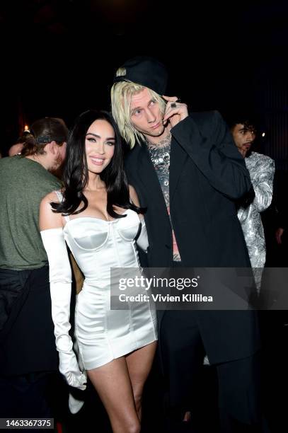 Megan Fox and Machine Gun Kelly attend Universal Music Group’s 2023 After Party to celebrate the 65th Grammy Awards, Presented by Coke Studio and...