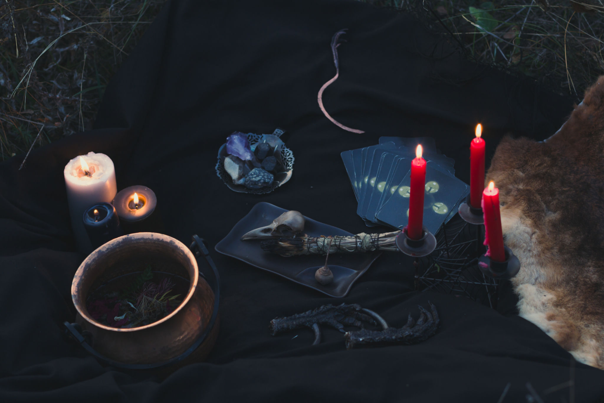 Close up magical tools for ritual concept photo Close up magical tools for ritual concept photo