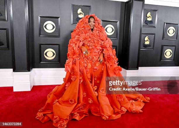 Lizzo attends the 65th GRAMMY Awards at Crypto.com Arena on February 05, 2023 in Los Angeles, California.