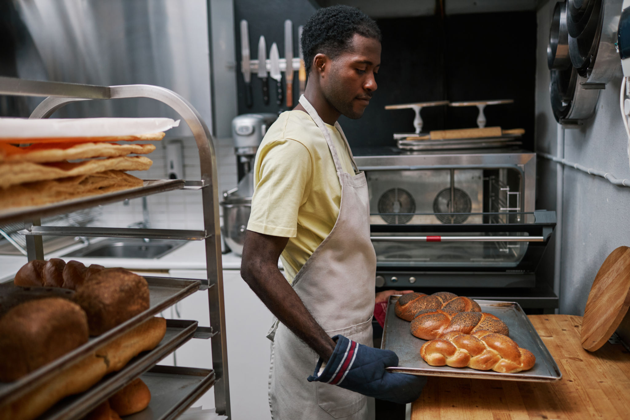 braiding bread