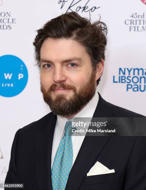 Tom Burke attends the 43rd London Critics' Circle Film Awards 2023 at The Mayfair Hotel on February 05, 2023 in London, England.