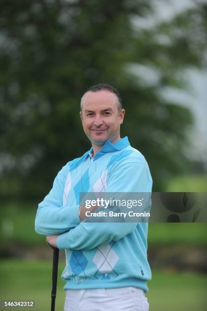 Pro Mark O'Boyle of the Heath GC after winning the Virgin Atlantic PGA National Pro-Am Championship - Regional Final at the K Club June 14, 2012 in...