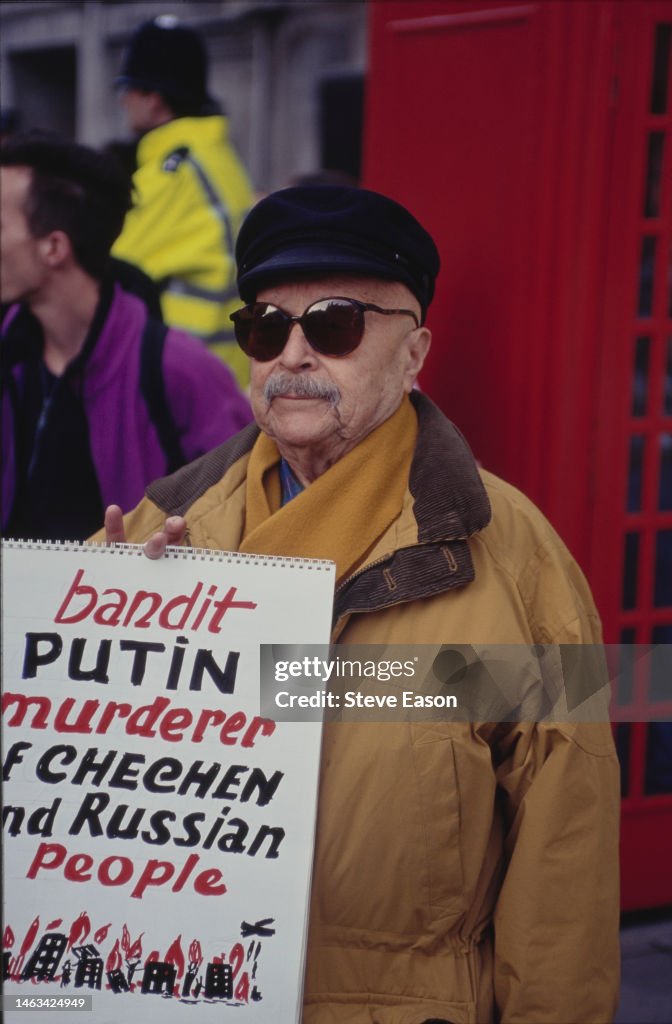 Anti-Putin Demonstrator