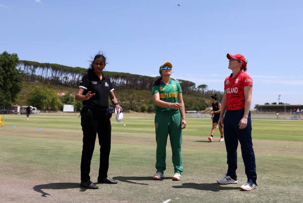 ZAF: South Africa v England - ICC Women's T20 World Cup South Africa 2023: Warm-Up Match