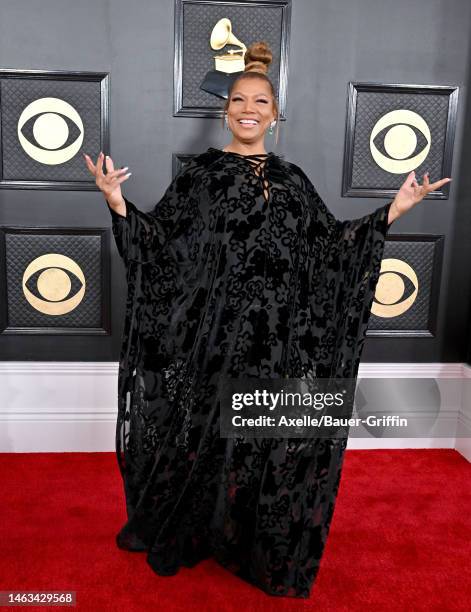 Queen Latifah attends the 65th GRAMMY Awards at Crypto.com Arena on February 05, 2023 in Los Angeles, California.