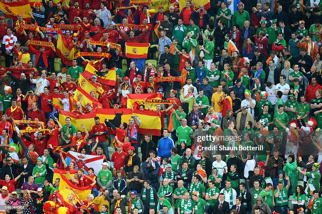 Spain v Ireland - Group C: UEFA EURO 2012