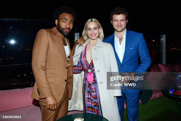 Donald Glover, Emilia Clarke, Alden Ehrenreich