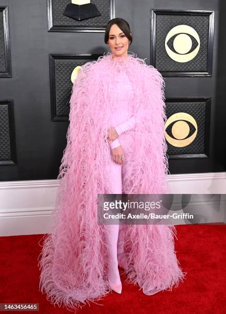 Kacey Musgraves attends the 65th GRAMMY Awards at Crypto.com Arena on February 05, 2023 in Los Angeles, California.