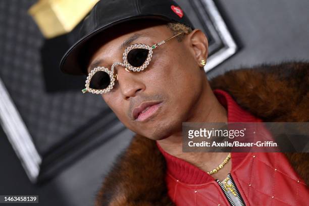 Pharrell Williams attends the 65th GRAMMY Awards at Crypto.com Arena on February 05, 2023 in Los Angeles, California.