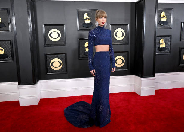 Taylor Swift attends the 65th GRAMMY Awards at Crypto.com Arena on February 05, 2023 in Los Angeles, California.