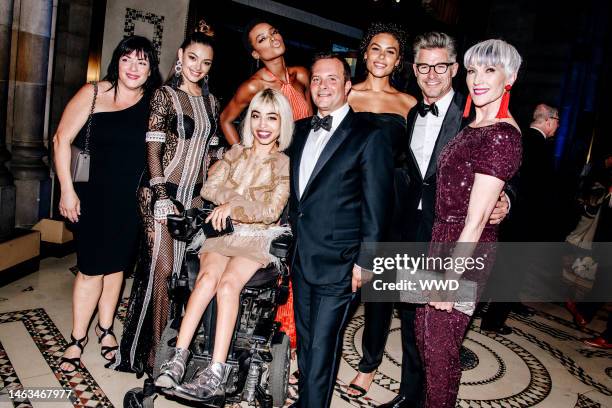 Miss Universe 2017 Demi-Leigh Nel-Peters, Jillian Mercado, Maria Borges, Ivan Bart, Marquita Pring, Eric Rutherford and Maye Musk